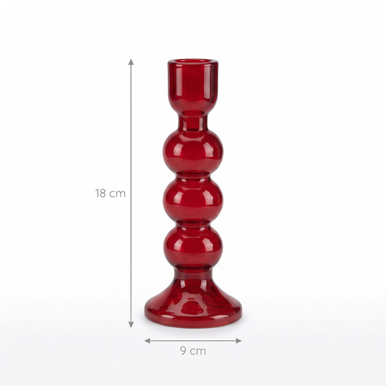 Glass Candleholder Large