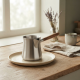 Stainless Steel Coffee Pot With Wooden Handle 700 ml