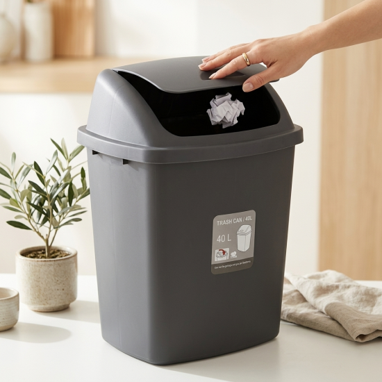 Plastic Trash Can 40 Liter