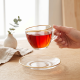 Tea Glass Cups And Saucer Set 6 Pcs