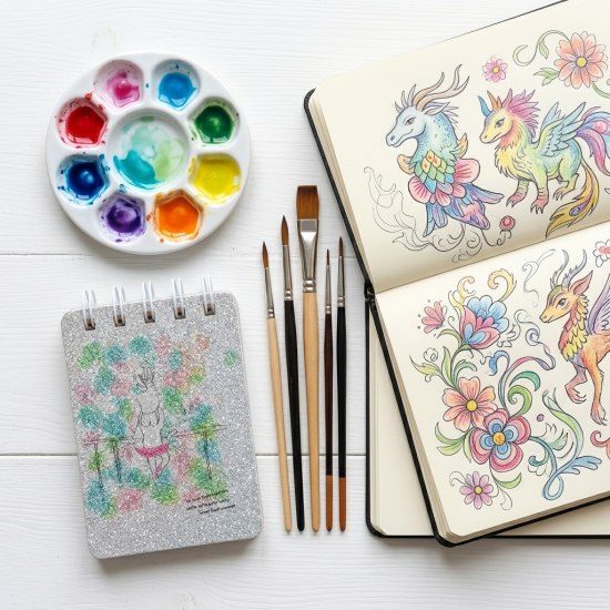 Glitter Notebook