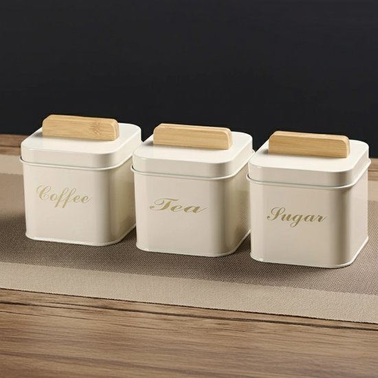 Metal Spices Set 3 Pcs