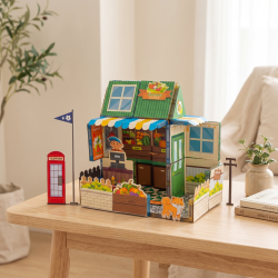 Magnetic Farmers Market Building Set 82 Pieces