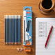 Stage Wood Pencils With Sharpener 12 Pieces