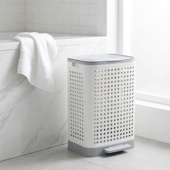 Plastic Laundry Basket 60 L