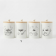 Metal Jar Set 4 Pcs