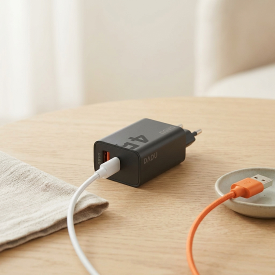 Black Super Fast Charger 45W