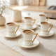 Coffee Cup and Saucer Set - 12 Pcs