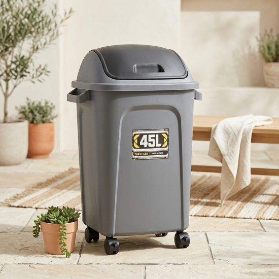 Plastic Trash Can 45 Liter