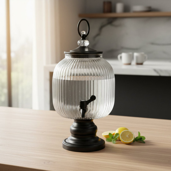 Glass Beverage Dispenser 5 L