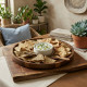 Wooden Rotating Serving Platter