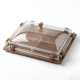 Wooden & Acrylic Four-Section Serving Platter