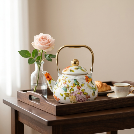 Flowers Pattern Tea Pot 2.5 Liter