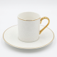 Coffee Cup and Saucer Set - 6 Pcs