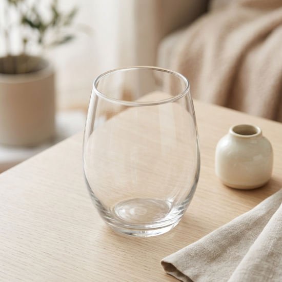 Glass Cup Set 6 Pcs - 370 ml