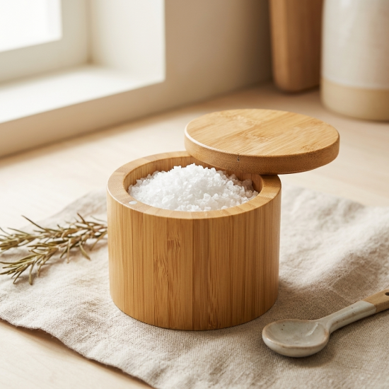 Wooden Sugar Bowl