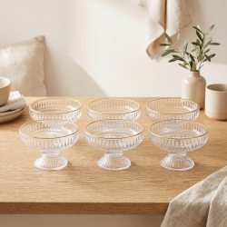 Glass Bowls 6 Pcs