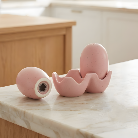 Porcelain Salt and Pepper Shaker Set
