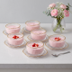 Glass Bowls And Saucer 6 Pcs