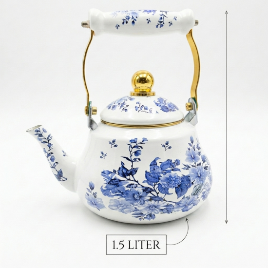 Flowers Pattern Tea Pot 1.5 Liter