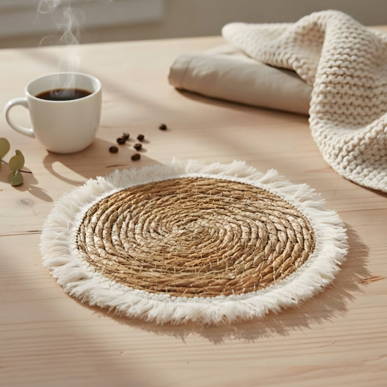 Straw Coaster 25 cm
