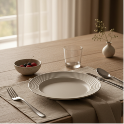 Porcelain Plate 27x3cm