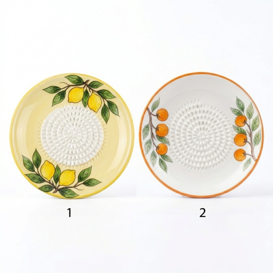 Fruit Pattern Garlic Grating Dish
