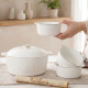 Porcelain Pot & Bowl Set 6 Pcs