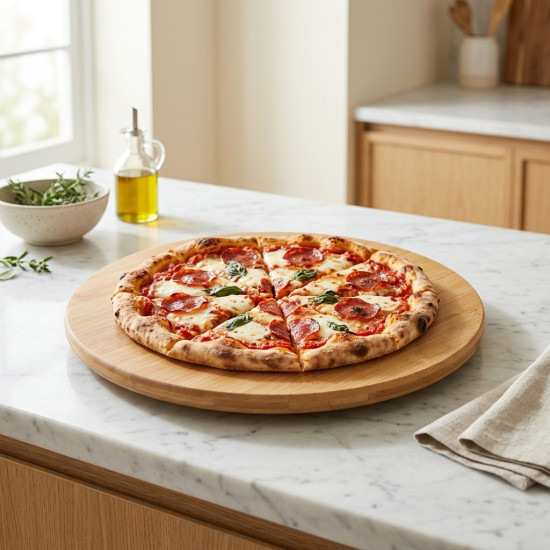 Wooden Rotating Plate