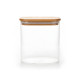 Glass Jar with Wooden Lid M