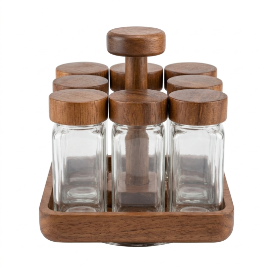 Glass Jar Set 8 Pieces