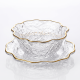 Glass Bowls And Saucer 6 Pcs