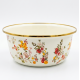 Flowers Pattern Basin Set - 3 Pcs