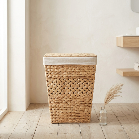 Straw Laundry Basket Medium