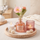 Floral Candle & Reed Diffuser Set