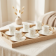 Coffee Cup and Saucer Set - 6 Pcs