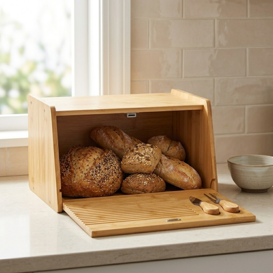Wooden Bread Box