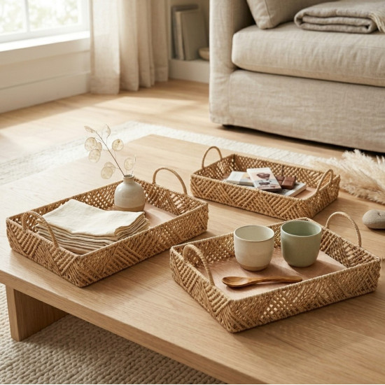 Straw Basket	Large