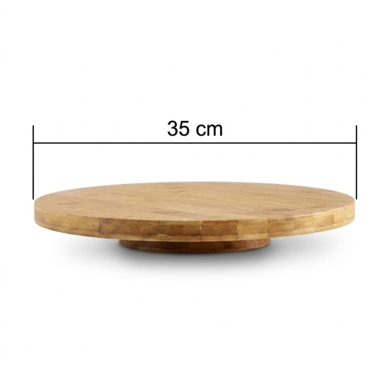Wooden Rotating Plate