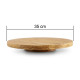 Wooden Rotating Plate