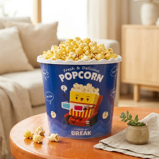 Plastic Popcorn Bowl