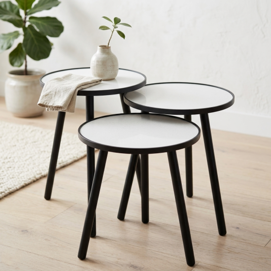 Metal Table Set 3 Pcs