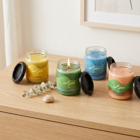 Odor Candle And Ashtray 340 gram