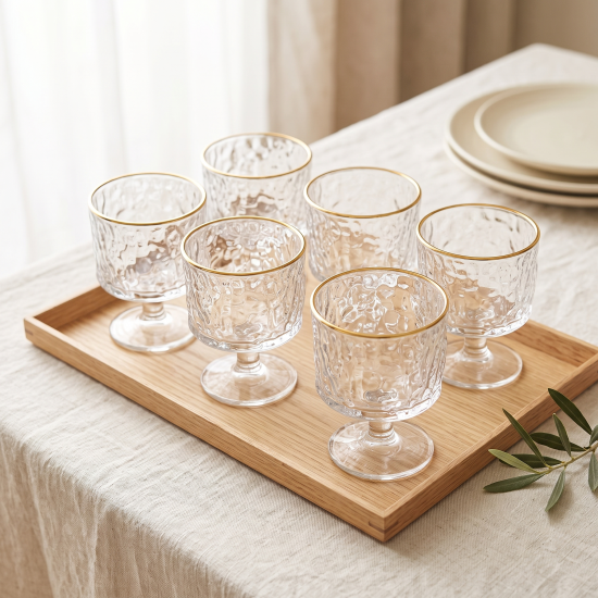 Glass Bowls 6 Pcs