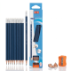 Stage Wood Pencils With Sharpener 12 Pieces