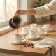 Coffee Cup and Saucer Set - 6 Pcs