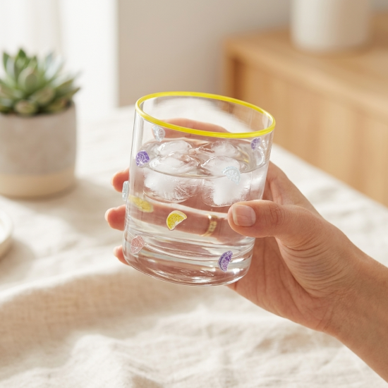Glass Cups Set 6 Pcs