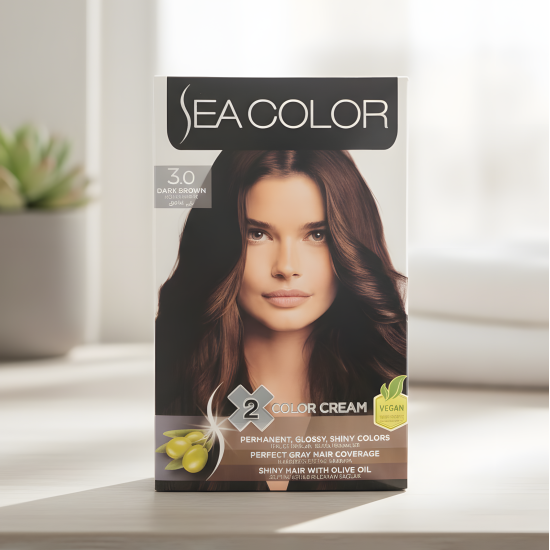 Sea Color Hair Dye Dark Brown