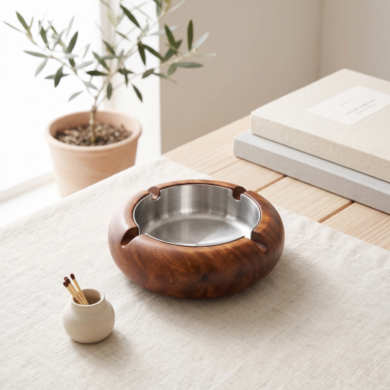 Wooden Ashtray
