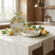 Lemon Pattern Porcelain Plate